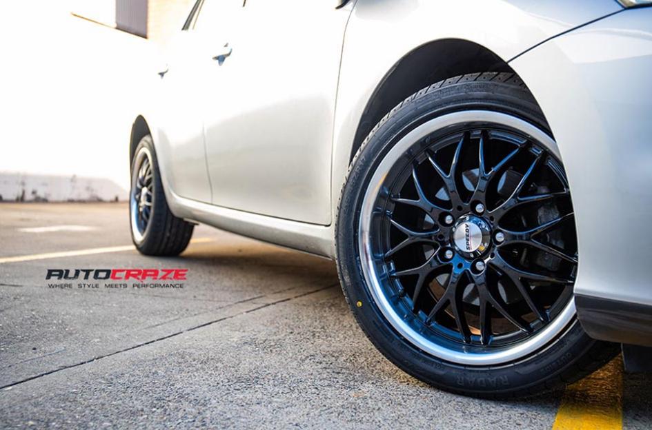 TOYOTA COROLLA CHEETAH SPORTS BLACK SUEDE